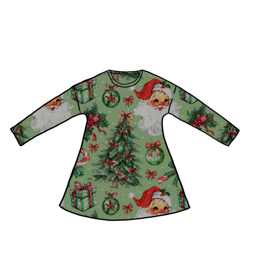 RETRO SANTA TUNIC DRESS