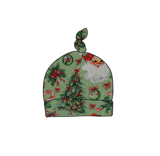 RETRO SANTA KNOTTED HAT